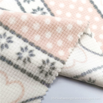 Opelon Spandex Textiles Printed Polar Fleece Jersey